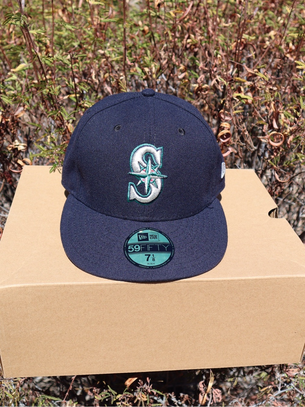 New Era Navy & Teal Seattle Mariners Fitted Hat